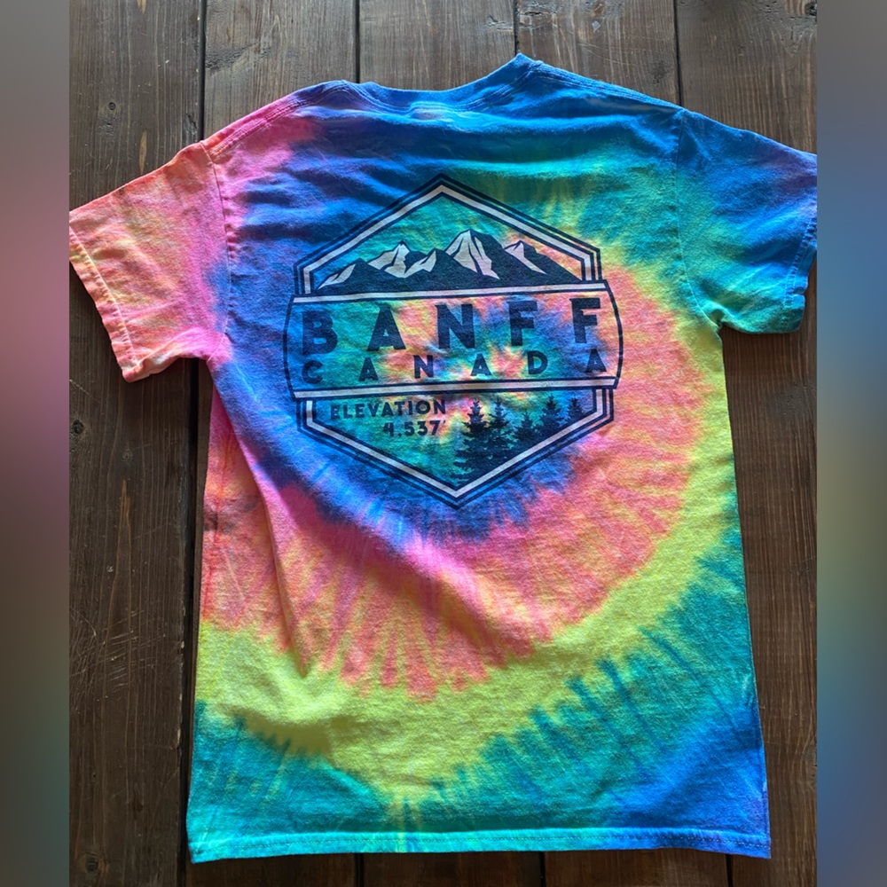 Banff Canada tye-dye shirt